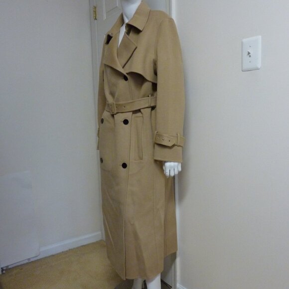 Theory Relaxed Trench Coat in Double-Face Wool-Cashmere - Picture 13 of 16